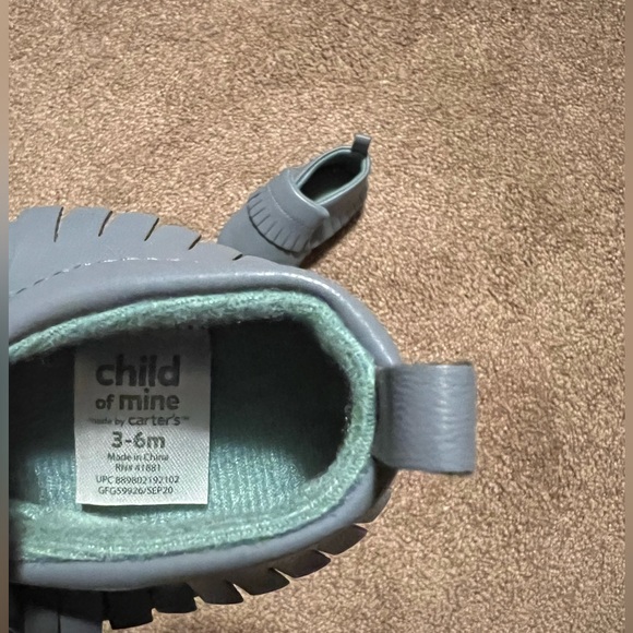 Child of mine moccasins size 3-6 - Picture 5 of 5